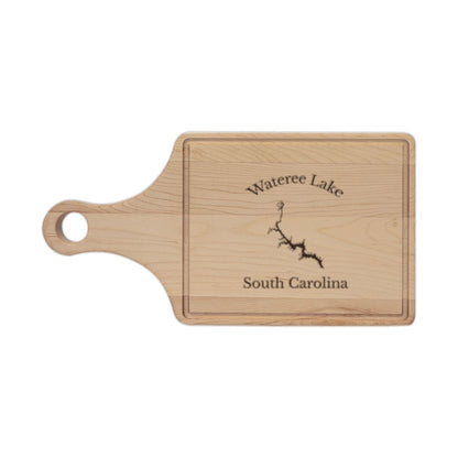 South  Carolina  Wateree  Lake  Engraved  Cutting  Board  front  position  view  from  front  maple.webp