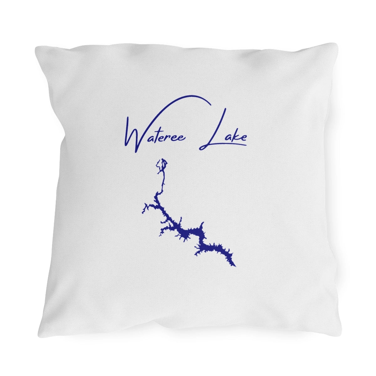 South  Carolina  Wateree  Lake  Outdoor  Pillow  front  position  view  from  front  18  x  18.webp