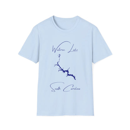 South  Carolina  Wateree  Lake  T-shirt  front  position  view  from  front  light  blue.webp