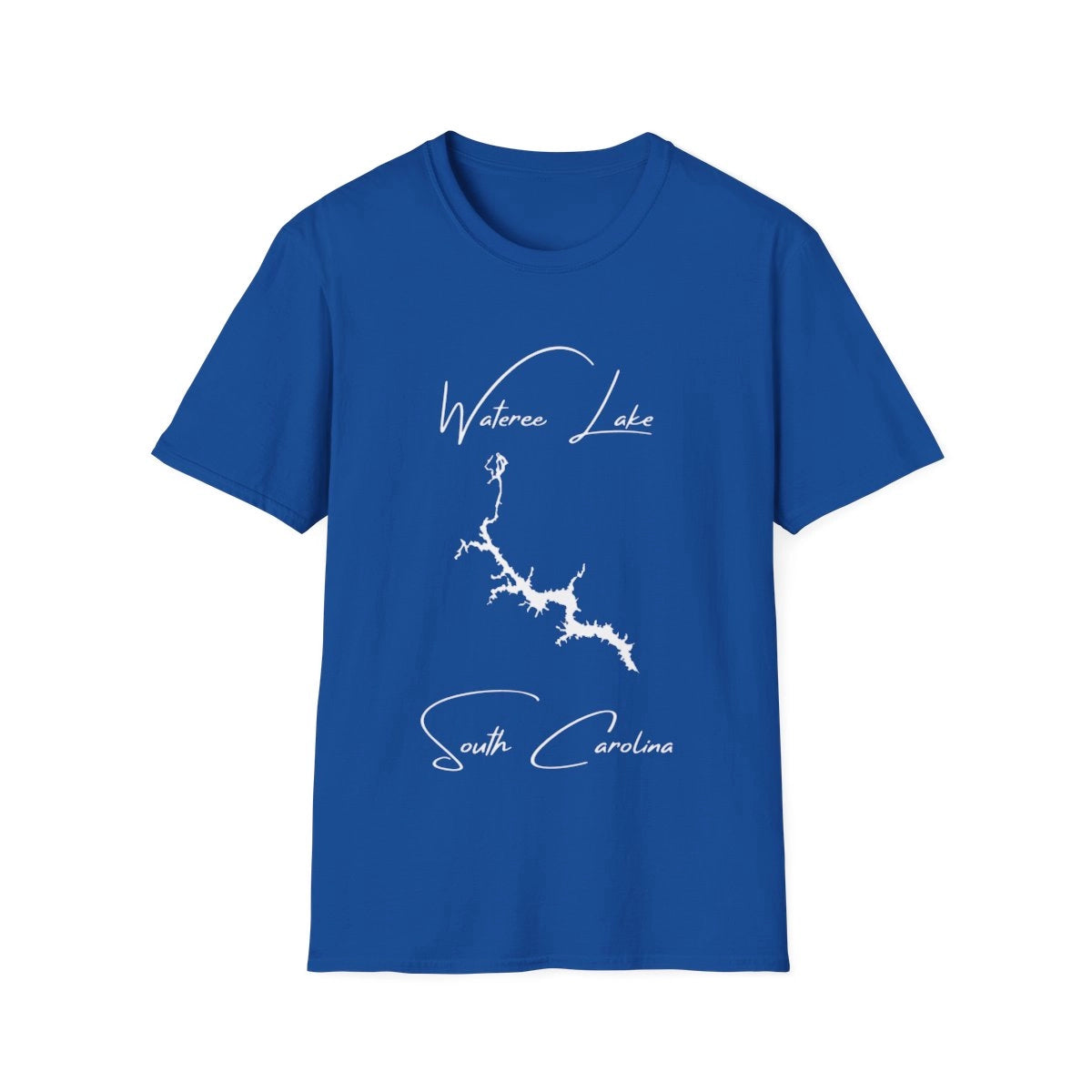 South  Carolina  Wateree  Lake  T-shirt  front  position  view  from  front  royal.webp