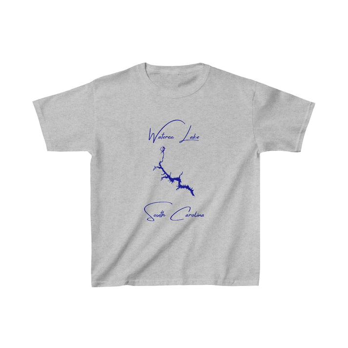 South  Carolina  Wateree  Lake  Youth  T-shirt  front  position  view  from  front  sport  grey.webp
