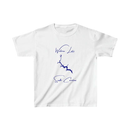 South  Carolina  Wateree  Lake  Youth  T-shirt  front  position  view  from  front  white.webp