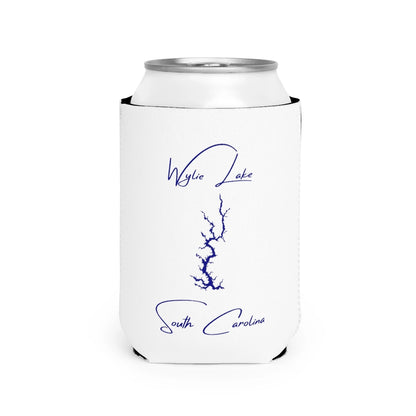 South  Carolina  Wylie  Lake  Can  Koozie  front  position  view  from  front-2  white.webp