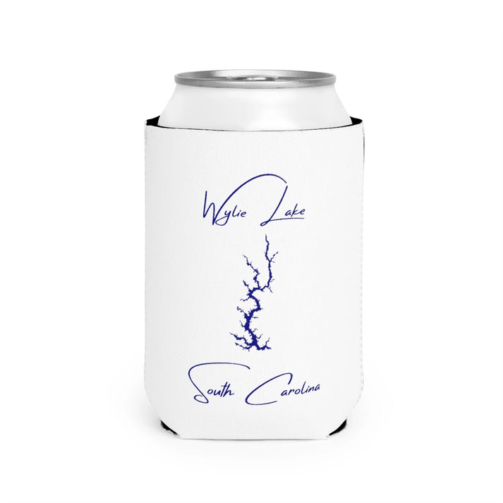 South  Carolina  Wylie  Lake  Can  Koozie  front  position  view  from  front-2  white.webp