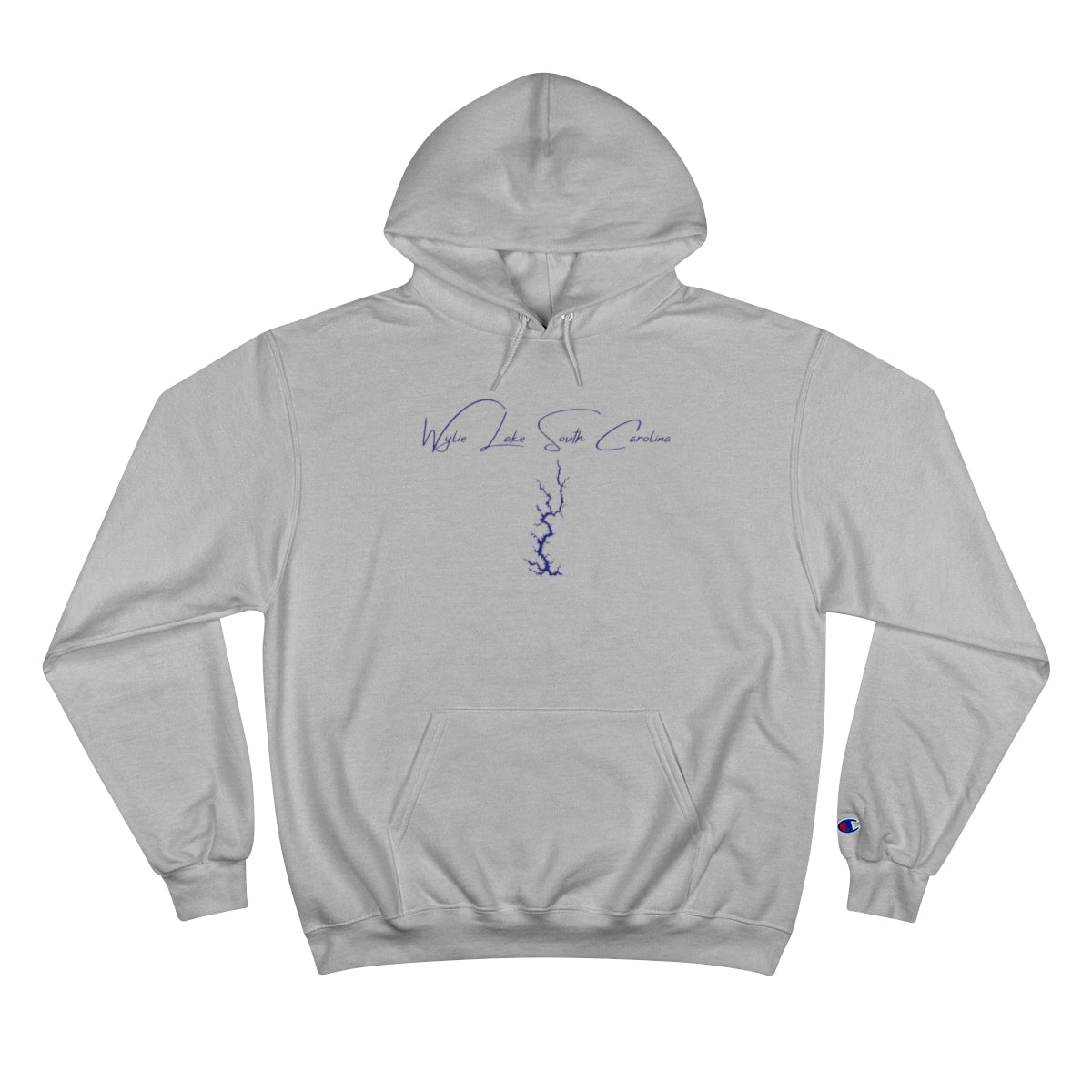 South  Carolina  Wylie  Lake  Hoodie  front  position  view  from  front  light  steel.webp