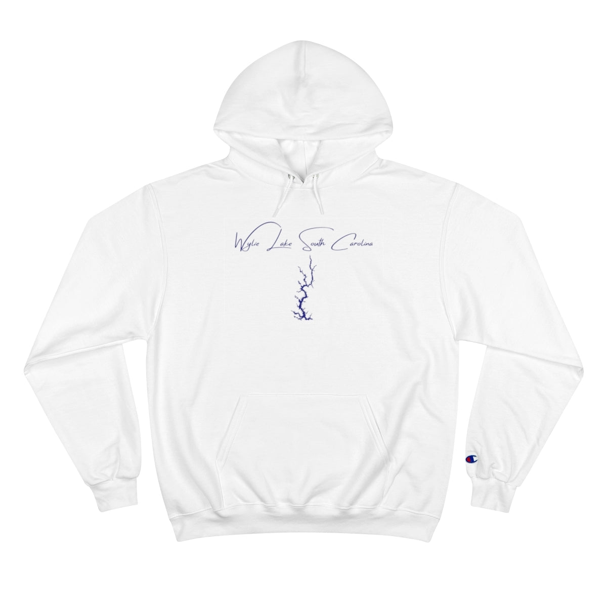 South  Carolina  Wylie  Lake  Hoodie  front  position  view  from  front  white.webp