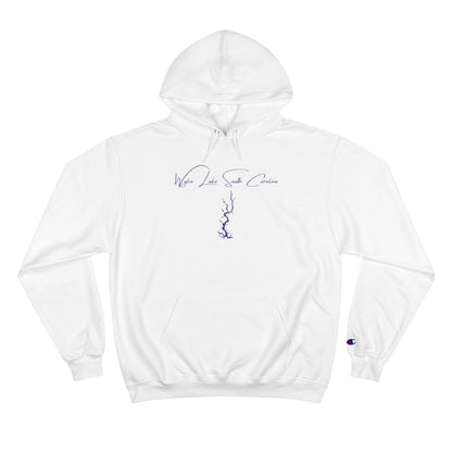 South  Carolina  Wylie  Lake  Hoodie  front  position  view  from  front  white.webp
