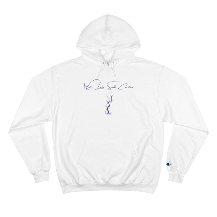 South  Carolina  Wylie  Lake  Hoodie  front  position  view  from  front  white.webp