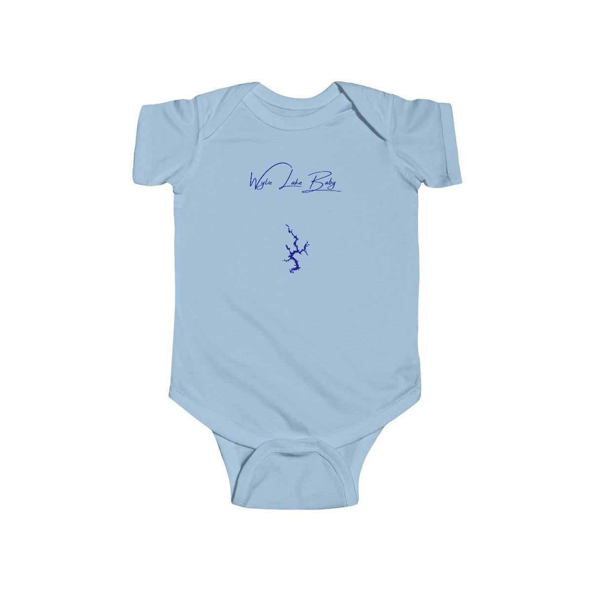 South  Carolina  Wylie  Lake  Onesie  front  position  view  from  front  light  blue.webp