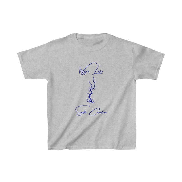 South  Carolina  Wylie  Lake  Youth  T-shirt  front  position  view  from  front  sport  grey.webp