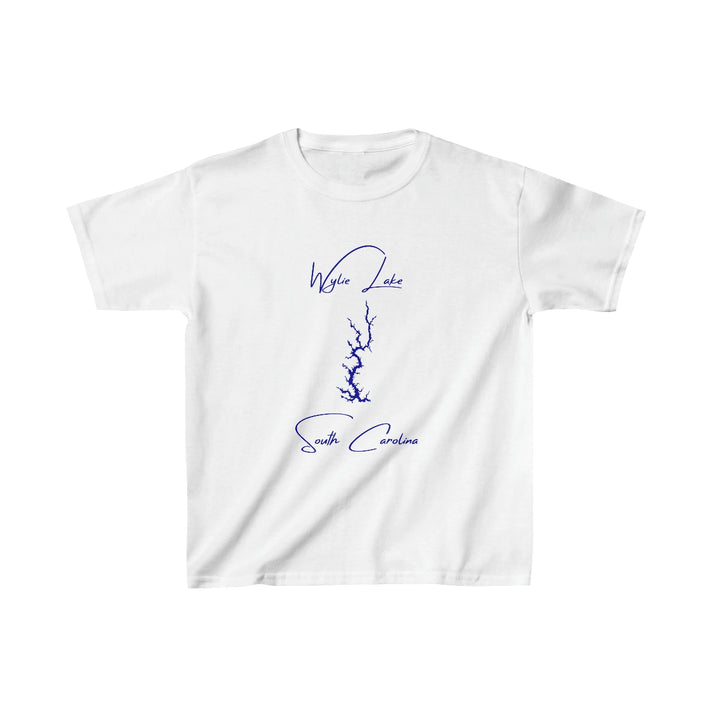 South  Carolina  Wylie  Lake  Youth  T-shirt  front  position  view  from  front  white.webp