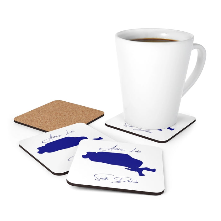 South  Dakota  Antelope  Lake  Coaster  Set  front  position  view  from  context-1  3.75  x  3.75.webp