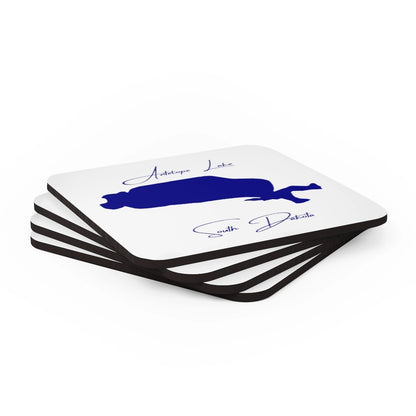 South  Dakota  Antelope  Lake  Coaster  Set  front  position  view  from  stacked  3.75  x  3.75.webp