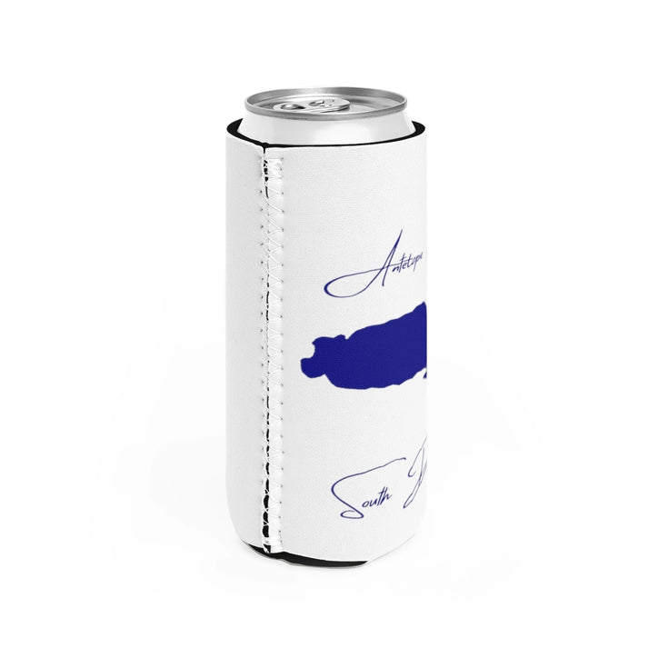 South  Dakota  Antelope  Lake  Slim  Can  Koozie  all  position  view  from  right  white.webp