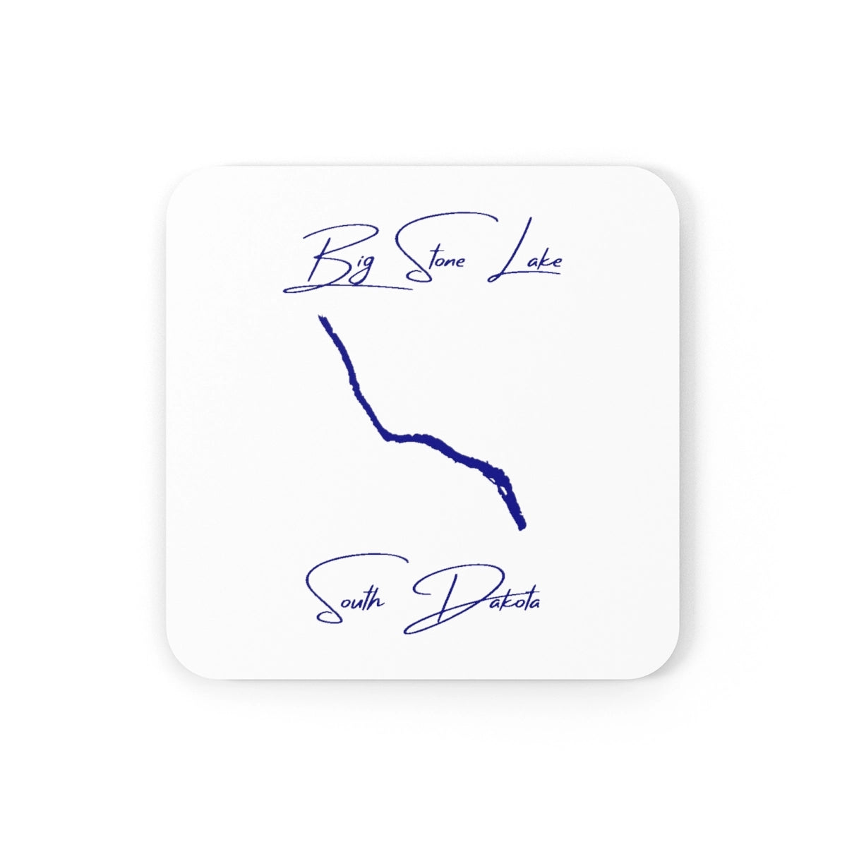 South  Dakota  Big  Stone  Lake  Coaster  Set  front  position  view  from  front  3.75  x  3.75.webp
