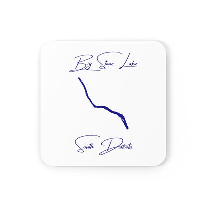 South  Dakota  Big  Stone  Lake  Coaster  Set  front  position  view  from  front  3.75  x  3.75.webp