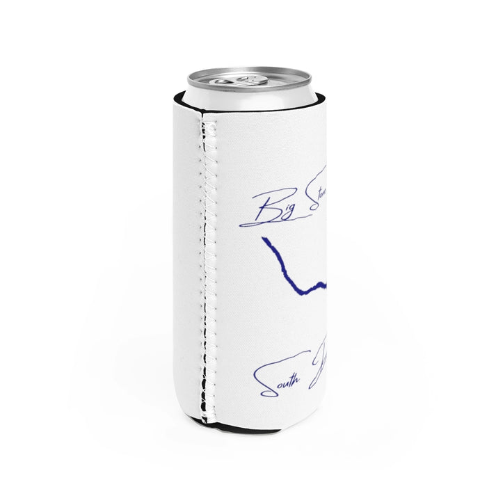 South  Dakota  Big  Stone  Lake  Slim  Can  Koozie  all  position  view  from  right  white.webp