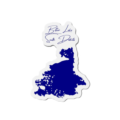 South  Dakota  Bitter  Lake  Die  Cut  Magnet  front  position  view  from  front  4  x  4.webp