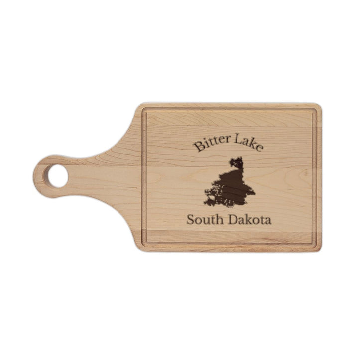 South  Dakota  Bitter  Lake  Engraved  Cutting  Board  front  position  view  from  front  maple.webp