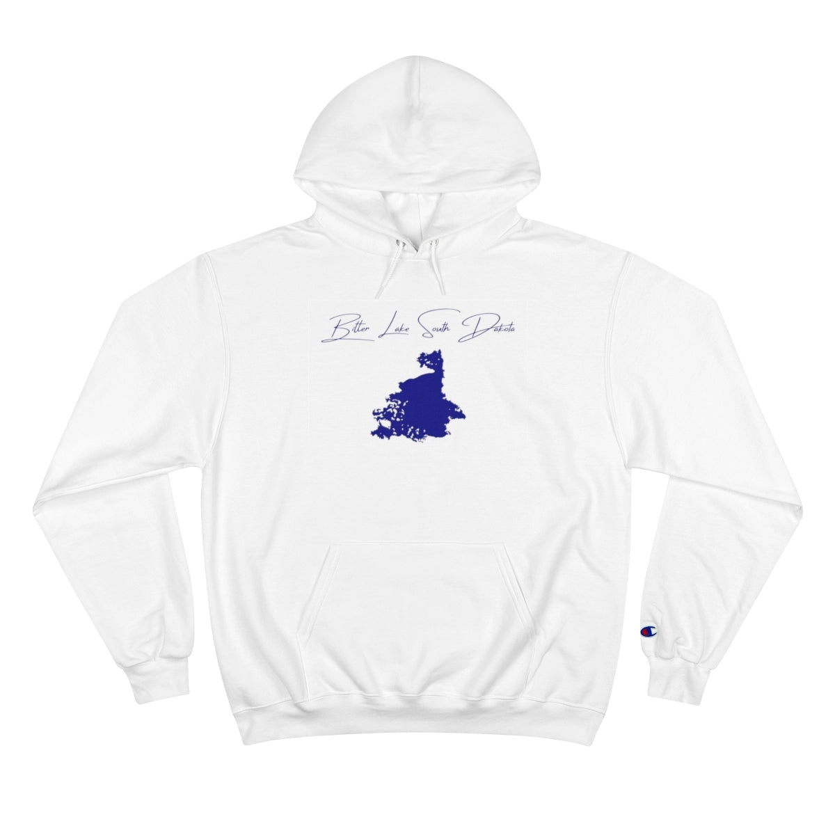South  Dakota  Bitter  Lake  Hoodie  front  position  view  from  front  white.webp