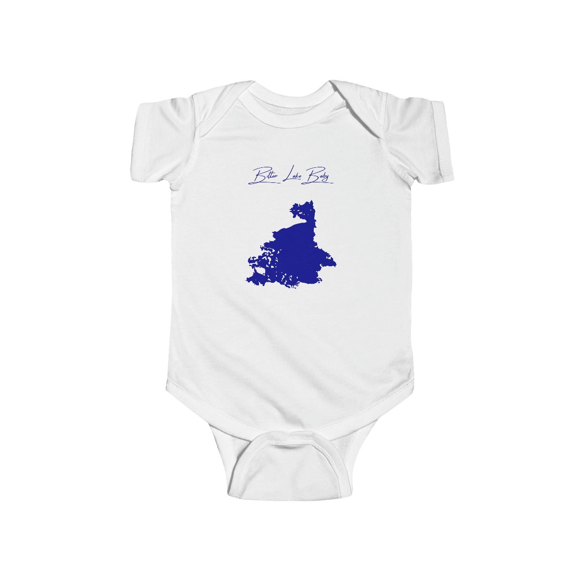 South  Dakota  Bitter  Lake  Onesie  front  position  view  from  front  white.webp