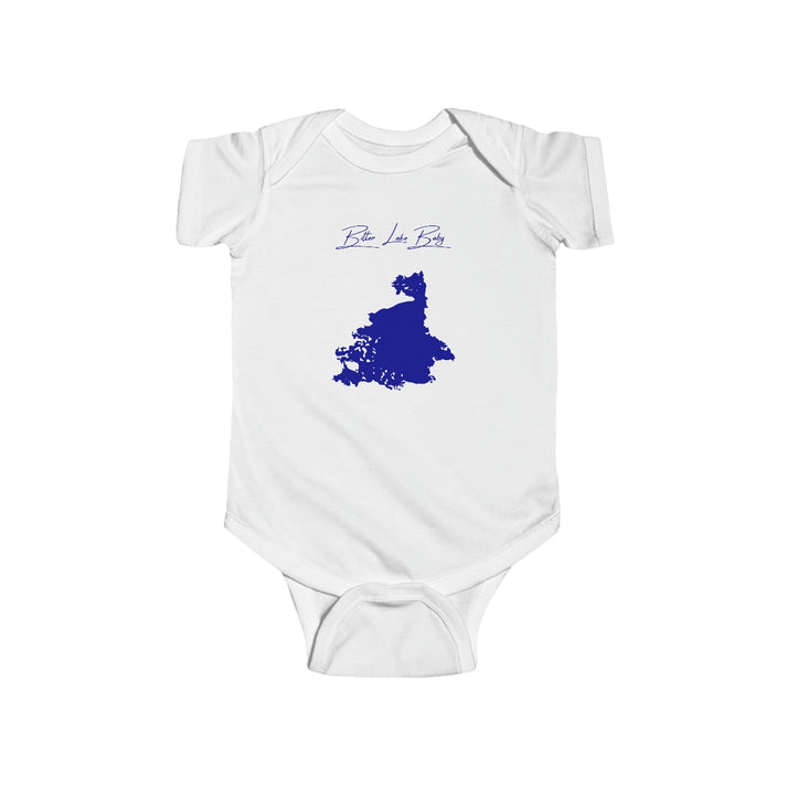 South  Dakota  Bitter  Lake  Onesie  front  position  view  from  front  white.webp