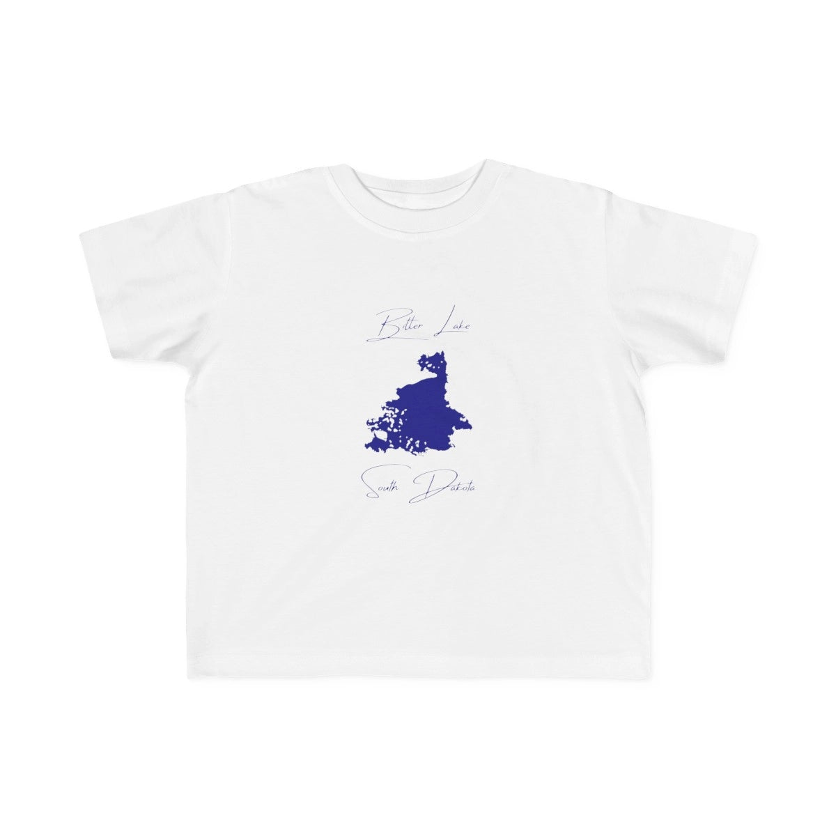 South  Dakota  Bitter  Lake  Toddler  T-shirt  front  position  view  from  front  white.webp