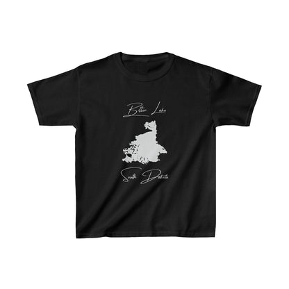 South  Dakota  Bitter  Lake  Youth  T-shirt  front  position  view  from  front  black.webp