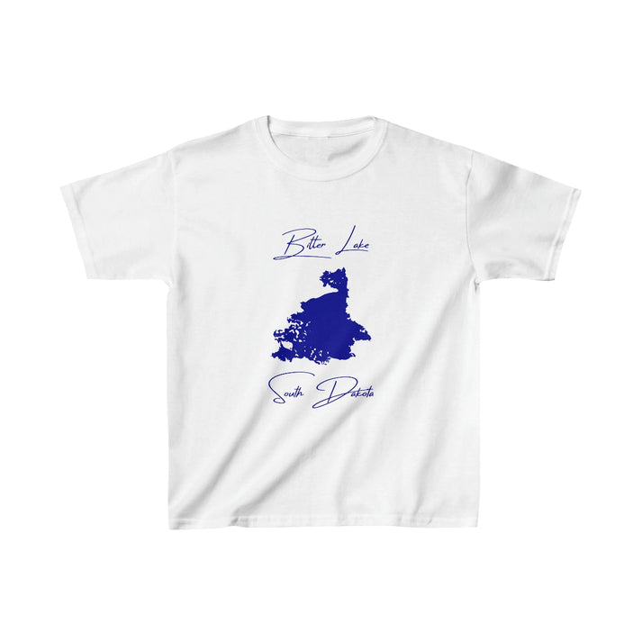 South  Dakota  Bitter  Lake  Youth  T-shirt  front  position  view  from  front  white.webp