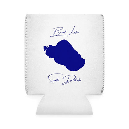 South  Dakota  Brant  Lake  Can  Koozie  front  position  view  from  front-1  white.webp