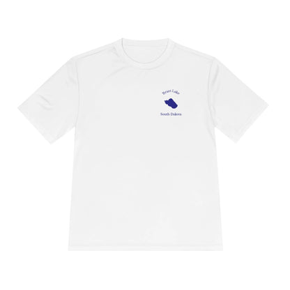South  Dakota  Brant  Lake  Moisture  Wicking  Tee  front  position  view  from  front  white.webp