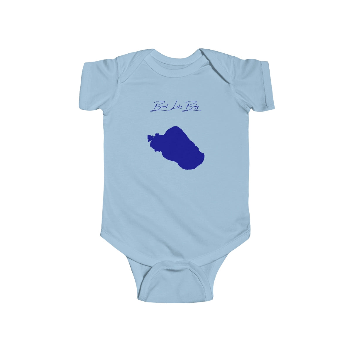 South  Dakota  Brant  Lake  Onesie  front  position  view  from  front  light  blue.webp