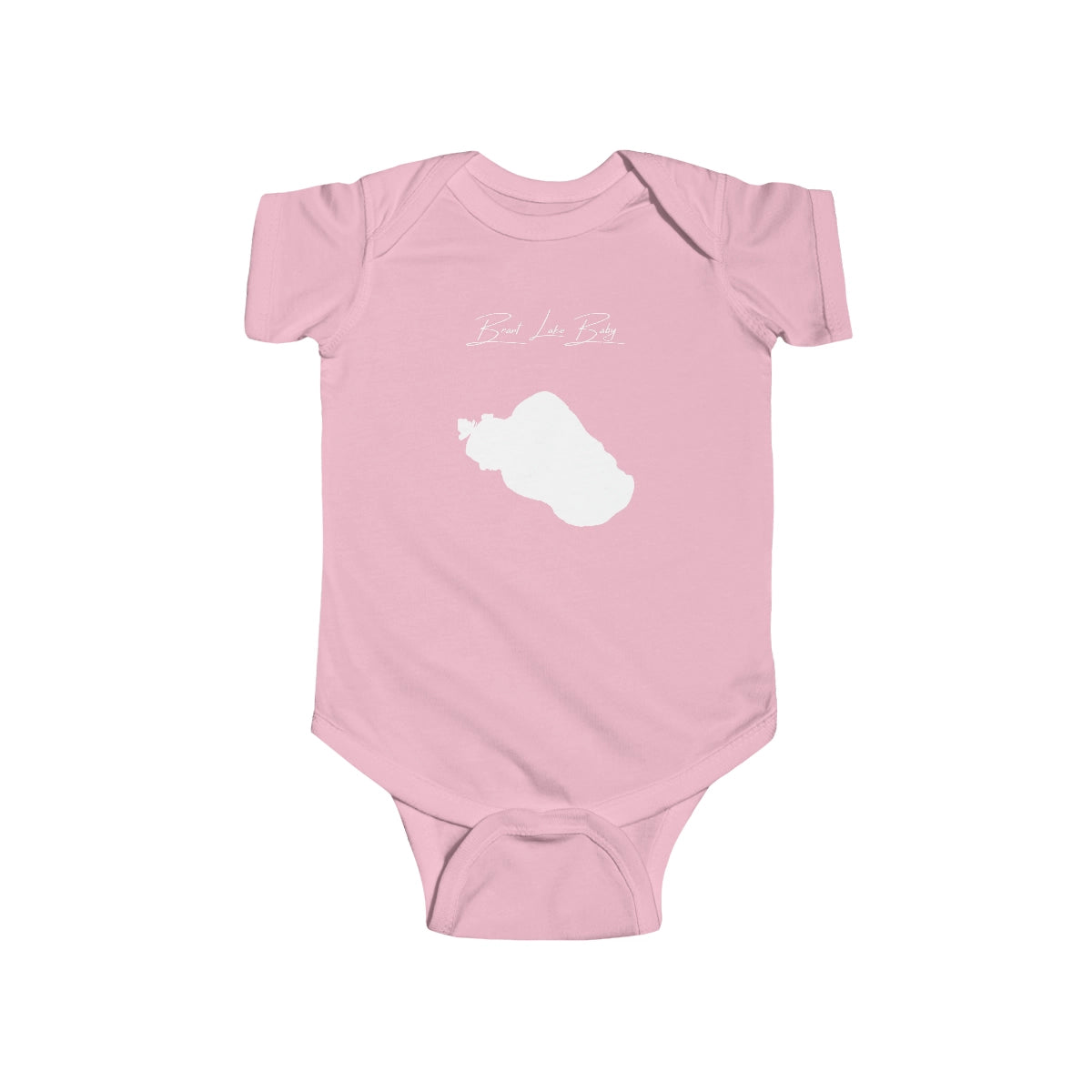 South  Dakota  Brant  Lake  Onesie  front  position  view  from  front  pink.webp