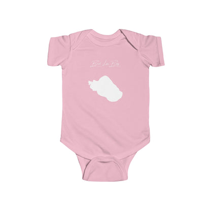 South  Dakota  Brant  Lake  Onesie  front  position  view  from  front  pink.webp