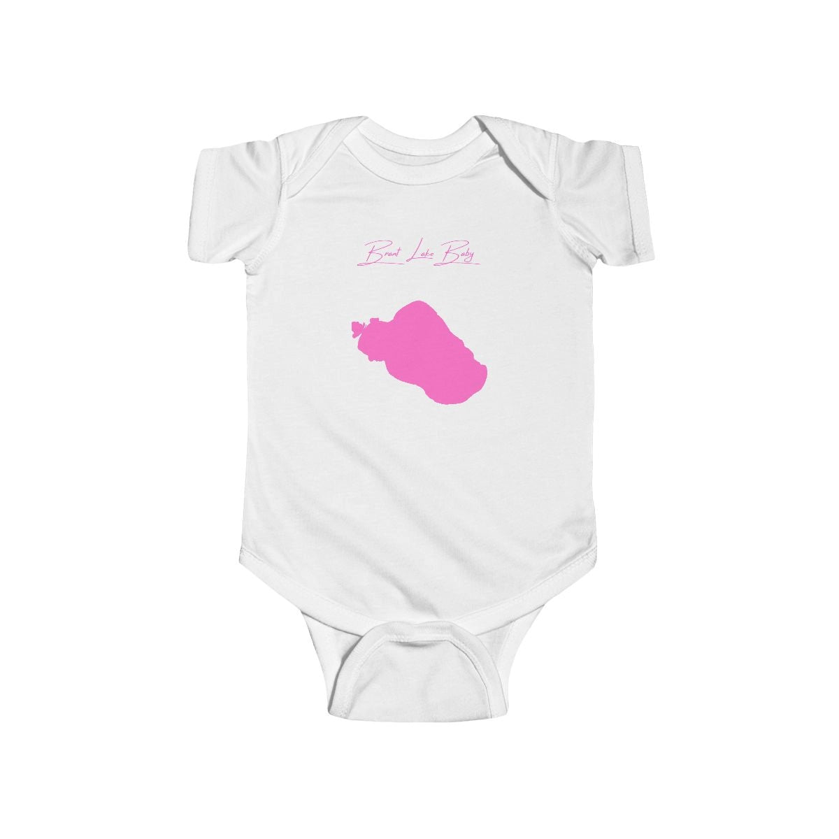 South  Dakota  Brant  Lake  Onesie  front  position  view  from  front  white.webp