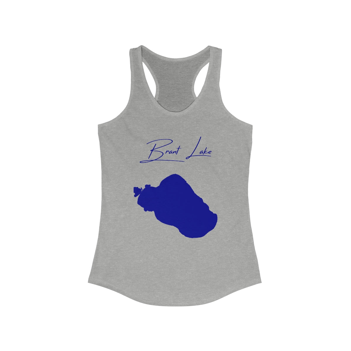 South  Dakota  Brant  Lake  Racerback-Tank  front  position  view  from  front  heather  grey.webp