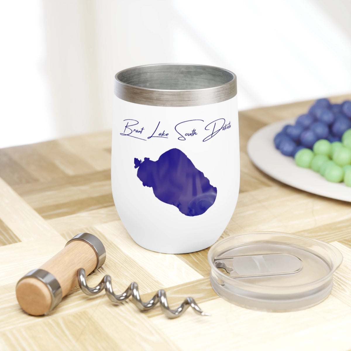 South  Dakota  Brant  Lake  Wine  Tumbler  other  position  view  from  context  white.webp