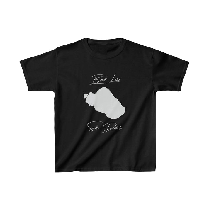 South  Dakota  Brant  Lake  Youth  T-shirt  front  position  view  from  front  black.webp