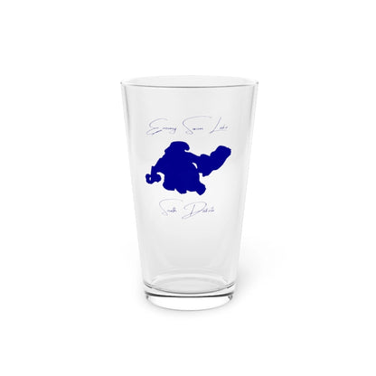 South  Dakota  Enemy  Swim  Lake  16oz  Pint  Glass  front  position  view  from  front  16oz.webp