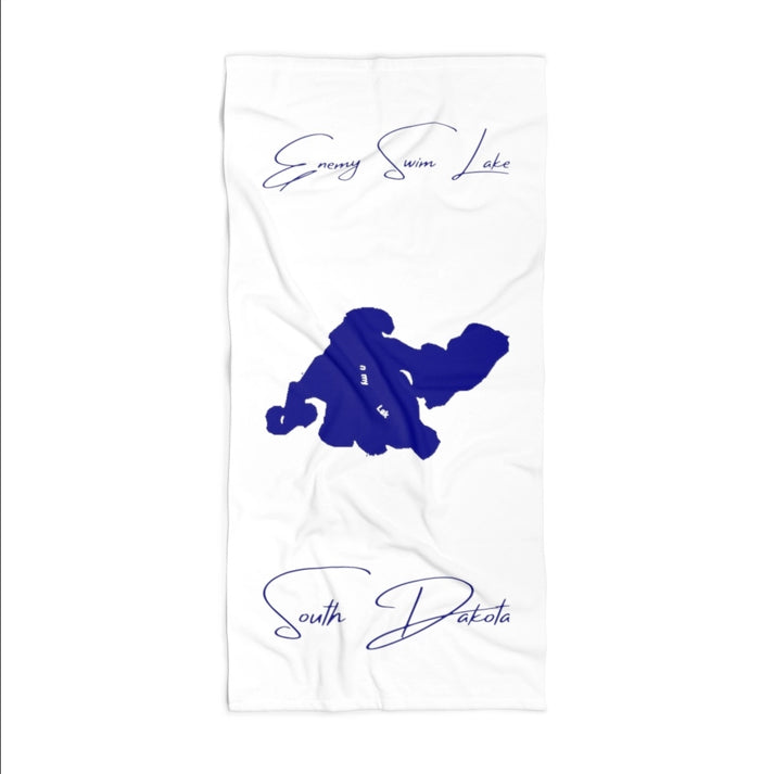 South  Dakota  Enemy  Swim  Lake  Beach  Towel  front  position  view  from  front  36  x  72.webp