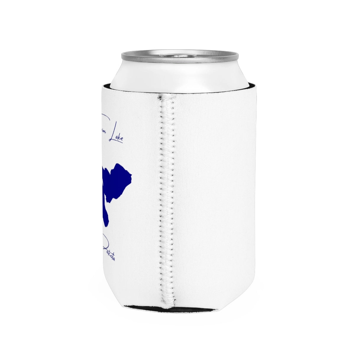 South  Dakota  Enemy  Swim  Lake  Can  Koozie  all  position  view  from  right  white.webp