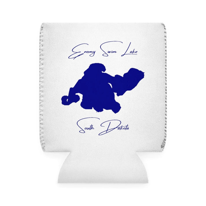 South  Dakota  Enemy  Swim  Lake  Can  Koozie  front  position  view  from  front-1  white.webp