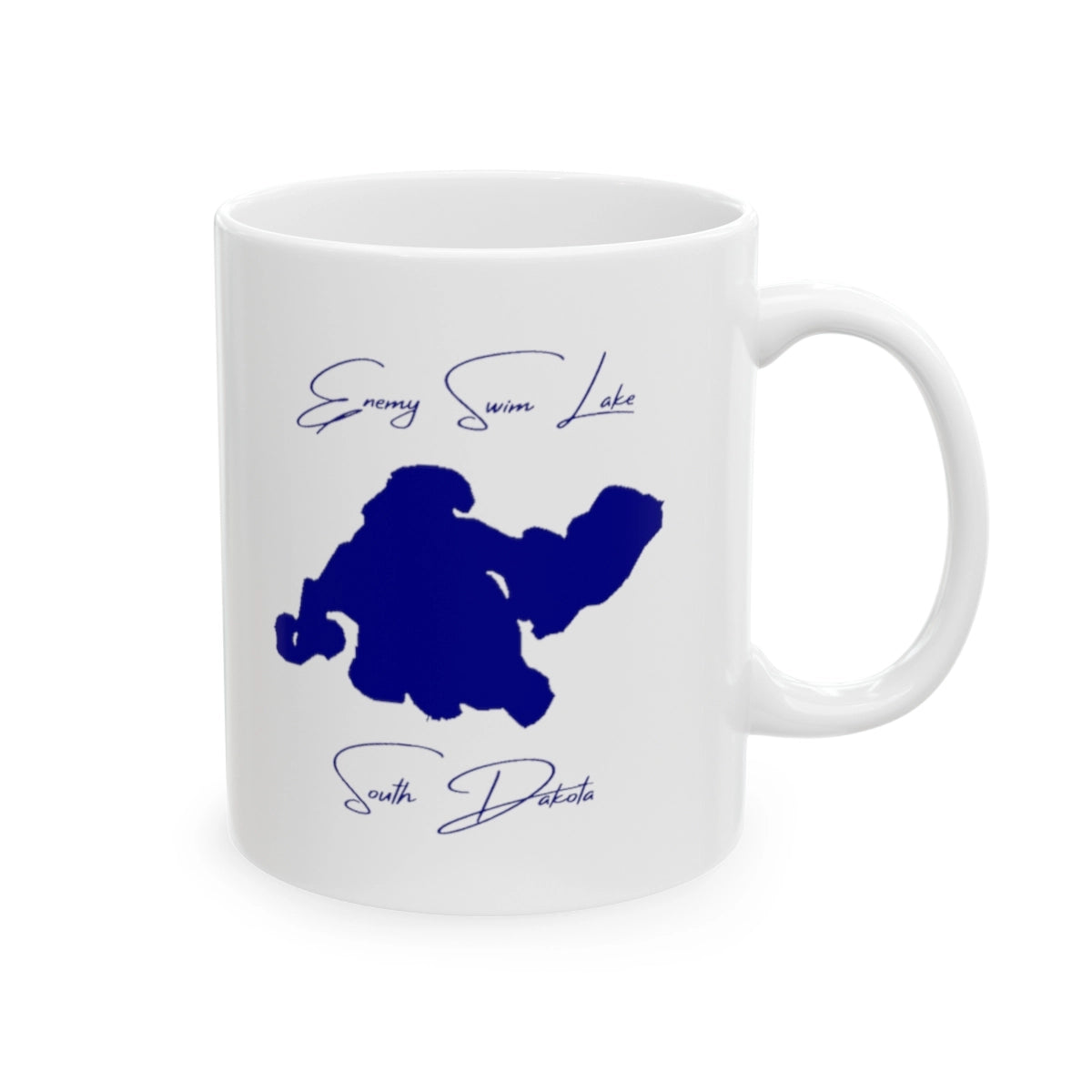 South  Dakota  Enemy  Swim  Lake  Ceramic  Mug  other  position  view  from  right  11oz.webp