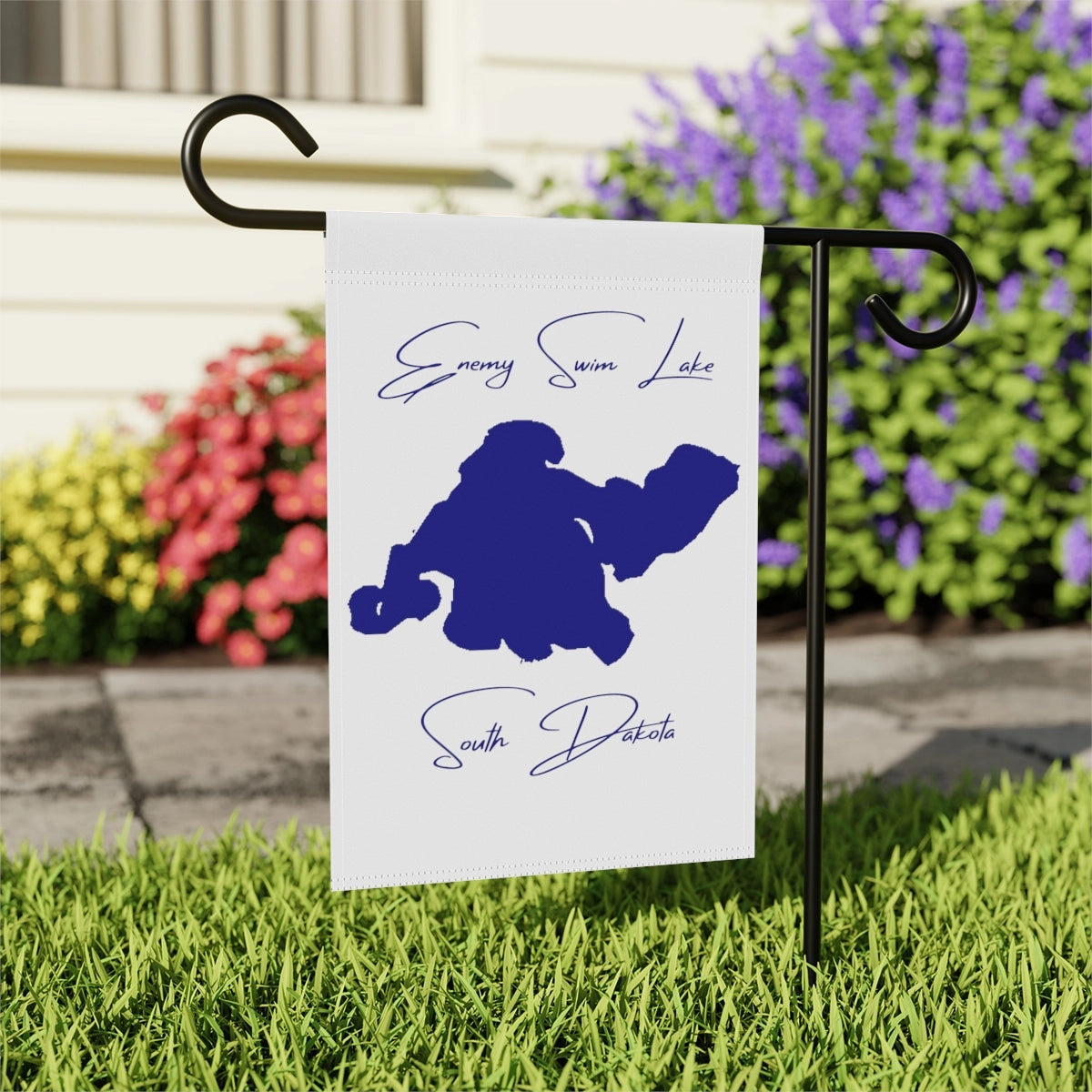 South  Dakota  Enemy  Swim  Lake  Garden  Banner  other  position  view  from  context-2  12''  x  18''.webp