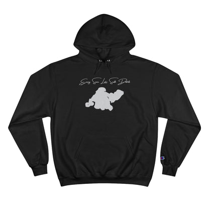 South  Dakota  Enemy  Swim  Lake  Hoodie  front  position  view  from  front  black.webp