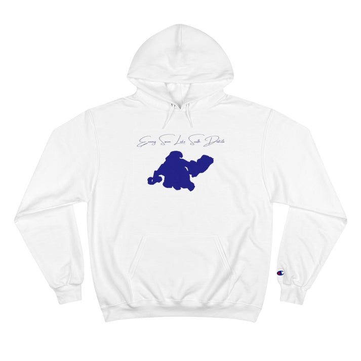 South  Dakota  Enemy  Swim  Lake  Hoodie  front  position  view  from  front  white.webp