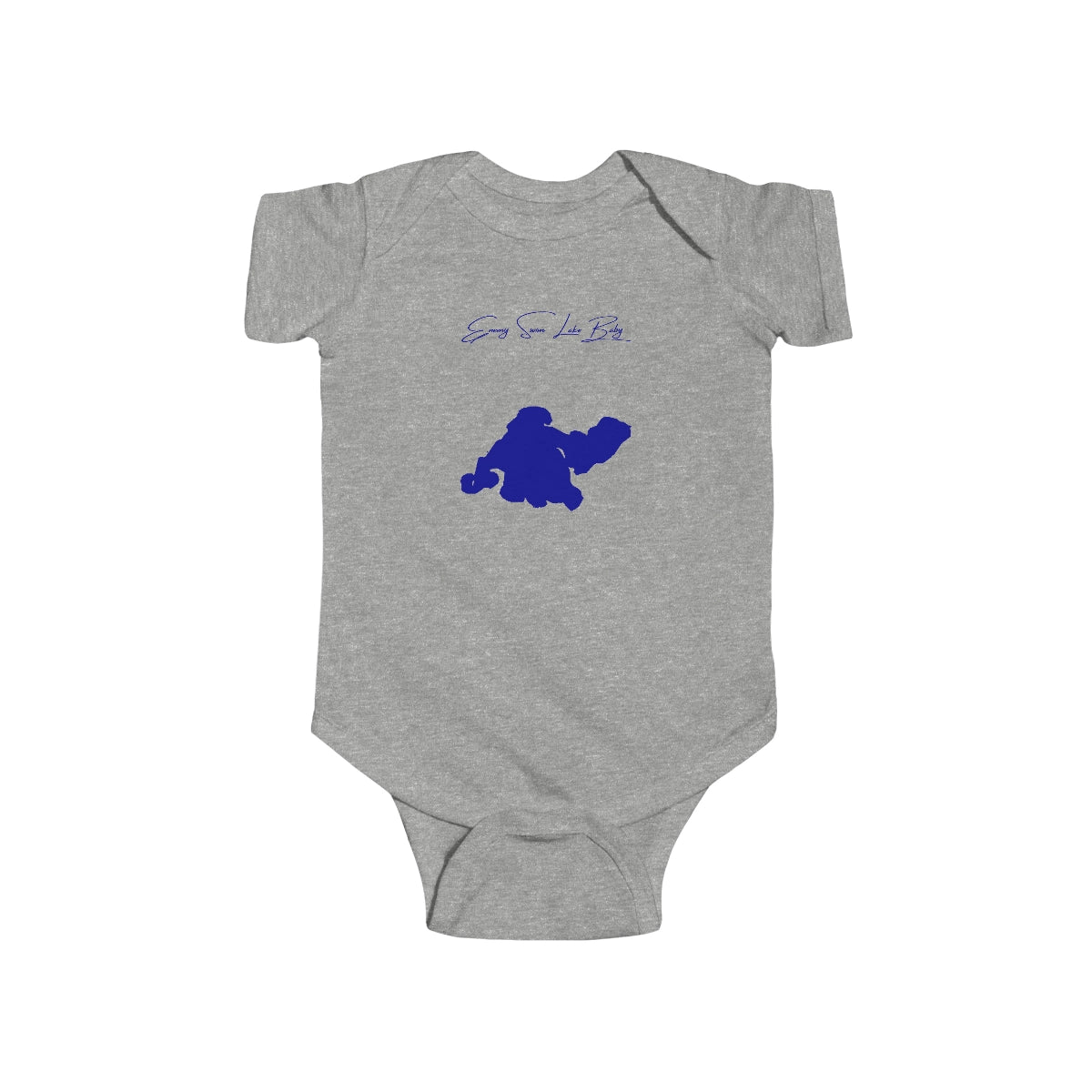 South  Dakota  Enemy  Swim  Lake  Onesie  front  position  view  from  front  heather.webp