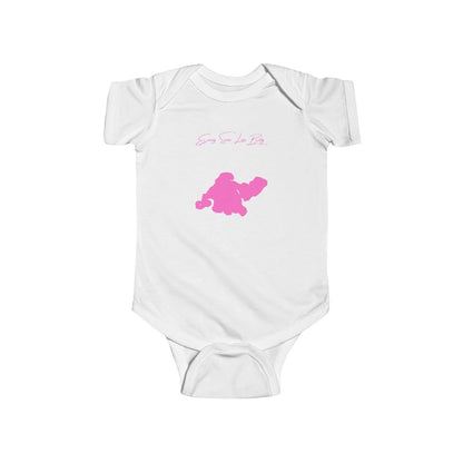South  Dakota  Enemy  Swim  Lake  Onesie  front  position  view  from  front  white.webp
