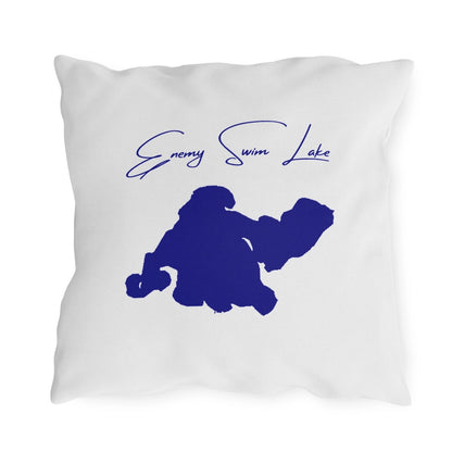 South  Dakota  Enemy  Swim  Lake  Outdoor  Pillow  back  position  view  from  back  18  x  18.webp