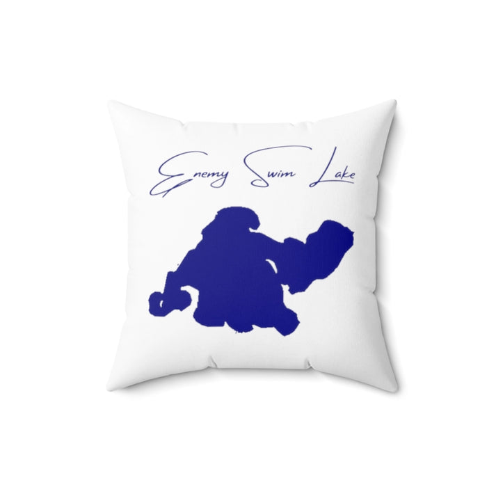 South  Dakota  Enemy  Swim  Lake  Pillow  front  position  view  from  front  16  x  16.webp